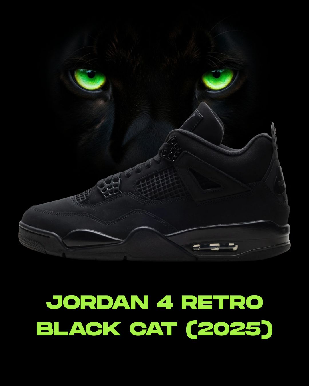Jordan 4 Retro Black Cat - Návrat celočerné legendy